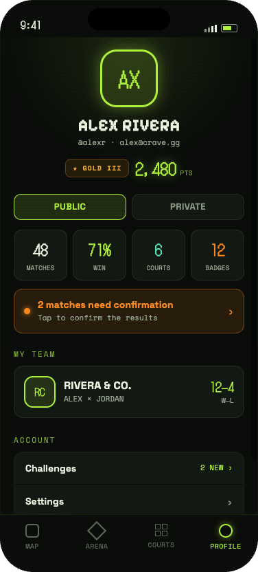 Player profile
